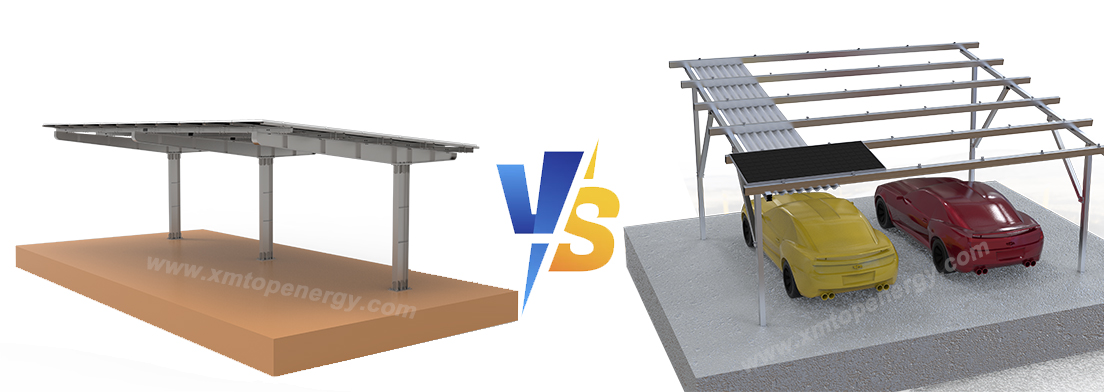 Durable solar carport systems