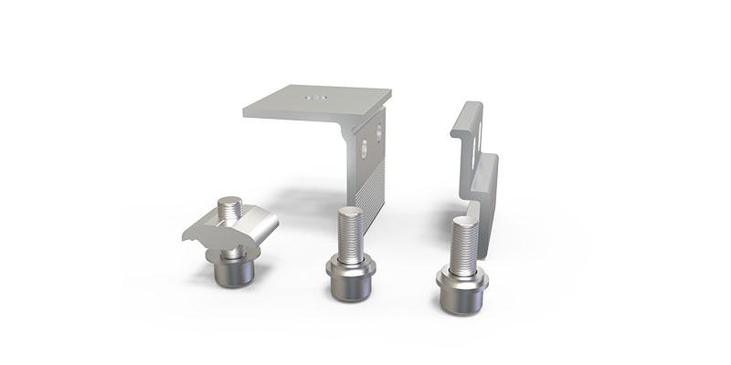 Durable standing seam roof mounting clamp