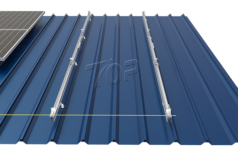 Quick-Install Solar Brackets for Tin Roofs