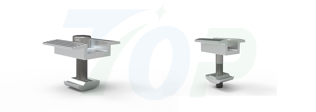 solar panel clamps for mounting systems
