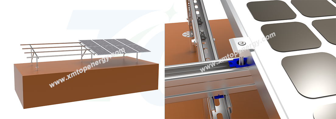 HDG steel solar mounts solutions