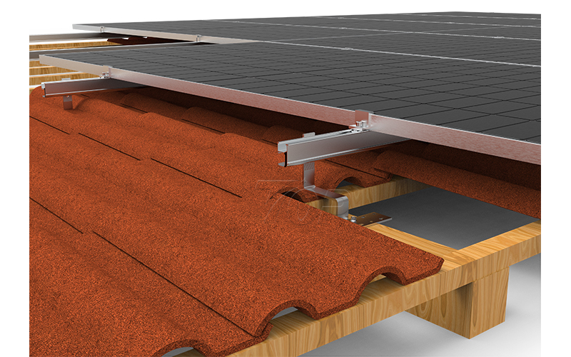 solar panel hooks for clay tiles