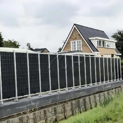 solar panel vertical mounting fence