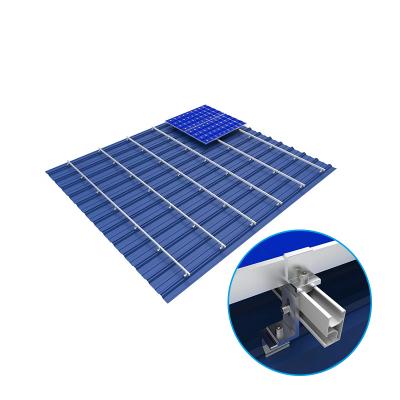 Solar roof clamp