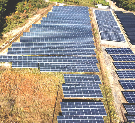 1,2 MW zonne-grondmontagesysteem in Japan