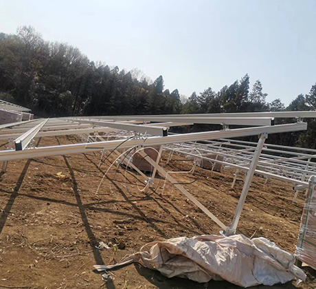 401KW oplossing voor op de grond gemonteerde rekken op zonne-energie