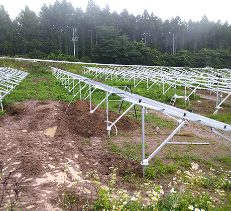 568KW Oplossing voor grondmontageframes voor zonnepanelen
