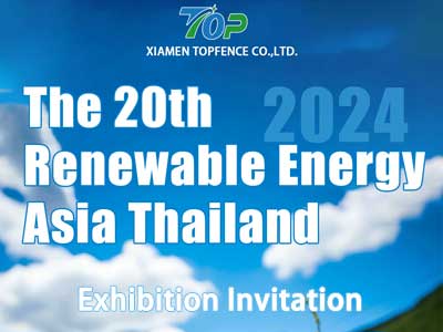 Empowering the Future: TOPFENCE presenteert op de 20e Renewable Energy Asia Thailand-tentoonstelling