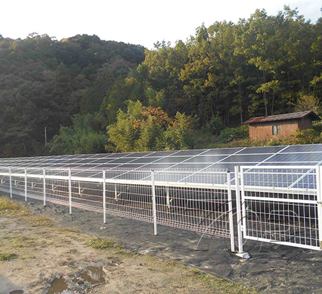 100KW aluminium grondmontage op zonne-energie